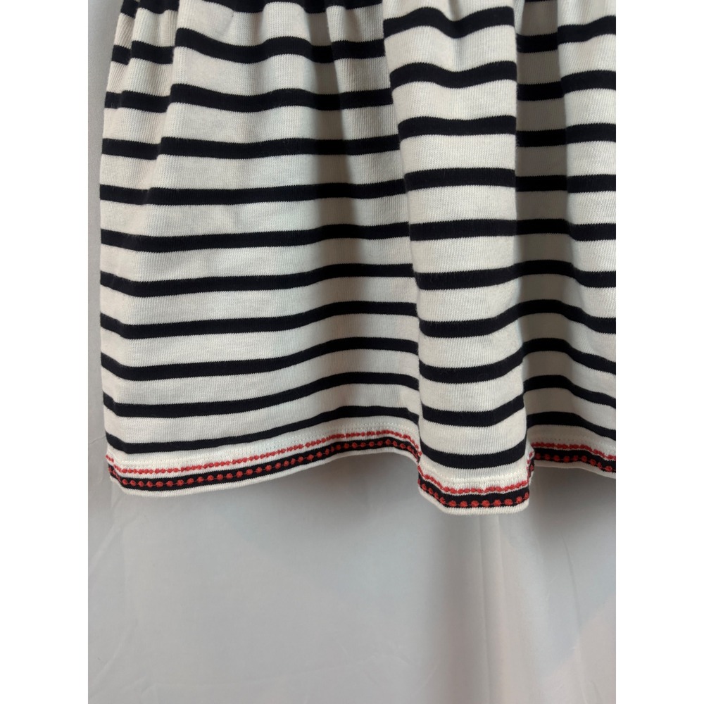 Kate Spade Broome Street Nautical Striped Embroidered Drop Waist‎ Dress XS - Picture 3 of 13